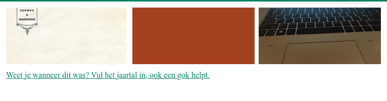 Widget met drie jottems in de stijl van Streekarchief Midden-Holland
